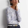 Discount Sportscraft Enzo Liberty Long Sleeve Magic Tee in Blue Multi BlueMulti