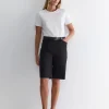 New Sportscraft Evie Bermuda Short in Black