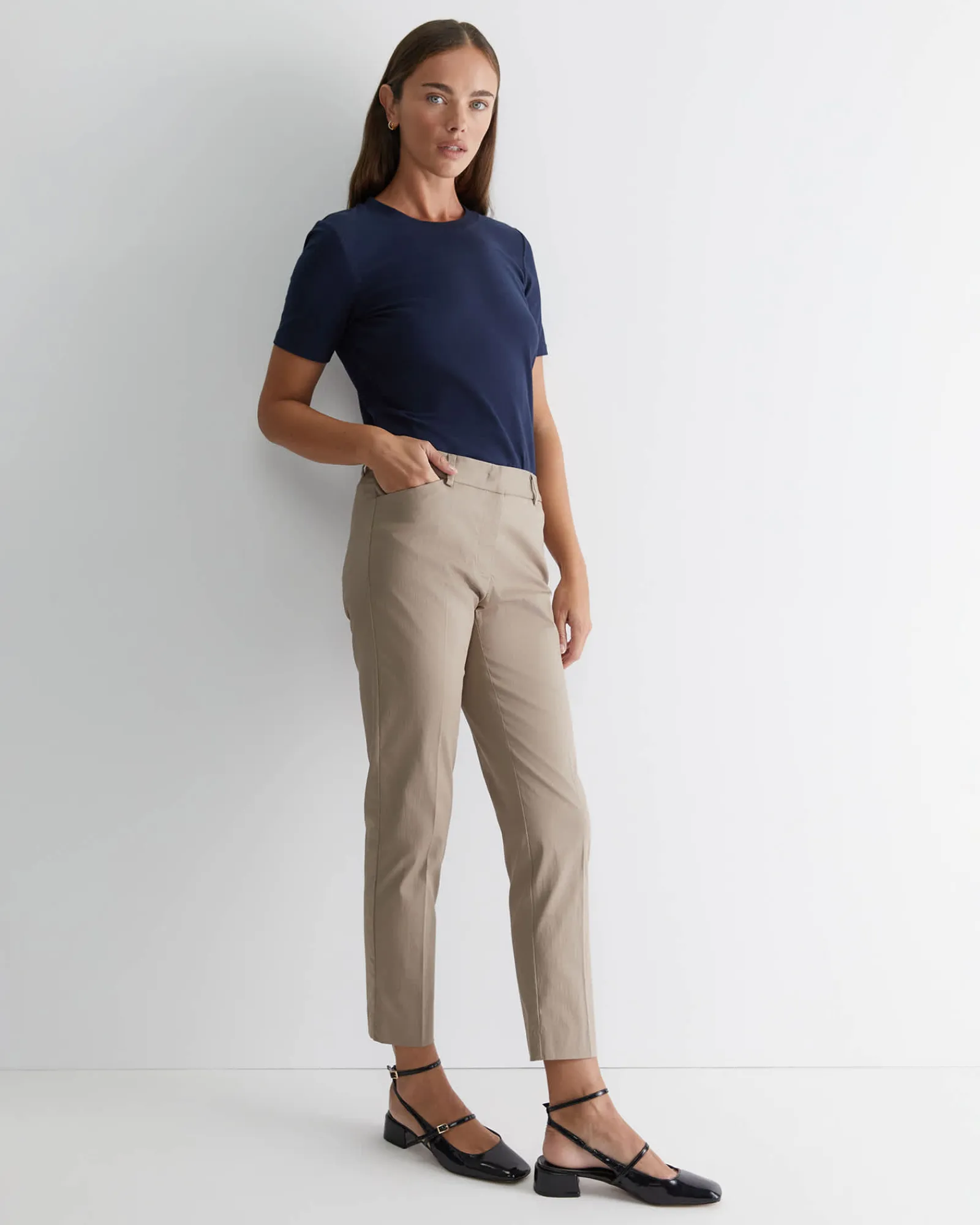 Hot Sportscraft Evie Capri Pant in Cappuccino