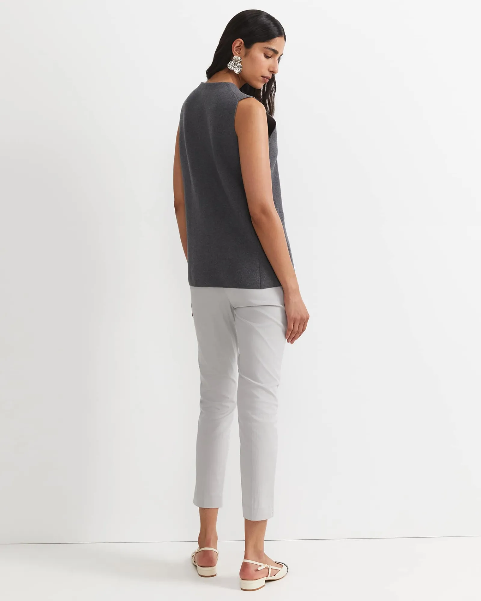 Outlet Sportscraft Evie Capri Pant in Silver