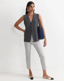 Outlet Sportscraft Evie Capri Pant in Silver