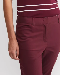 Fashion Sportscraft Evie Capri Pant in Wine