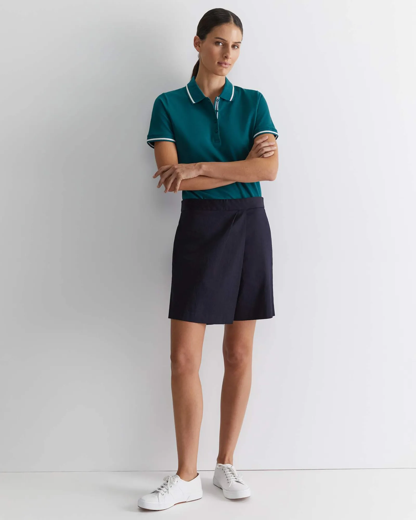 Online Sportscraft Evie Golf Skort in Classic Navy ClassicNavy