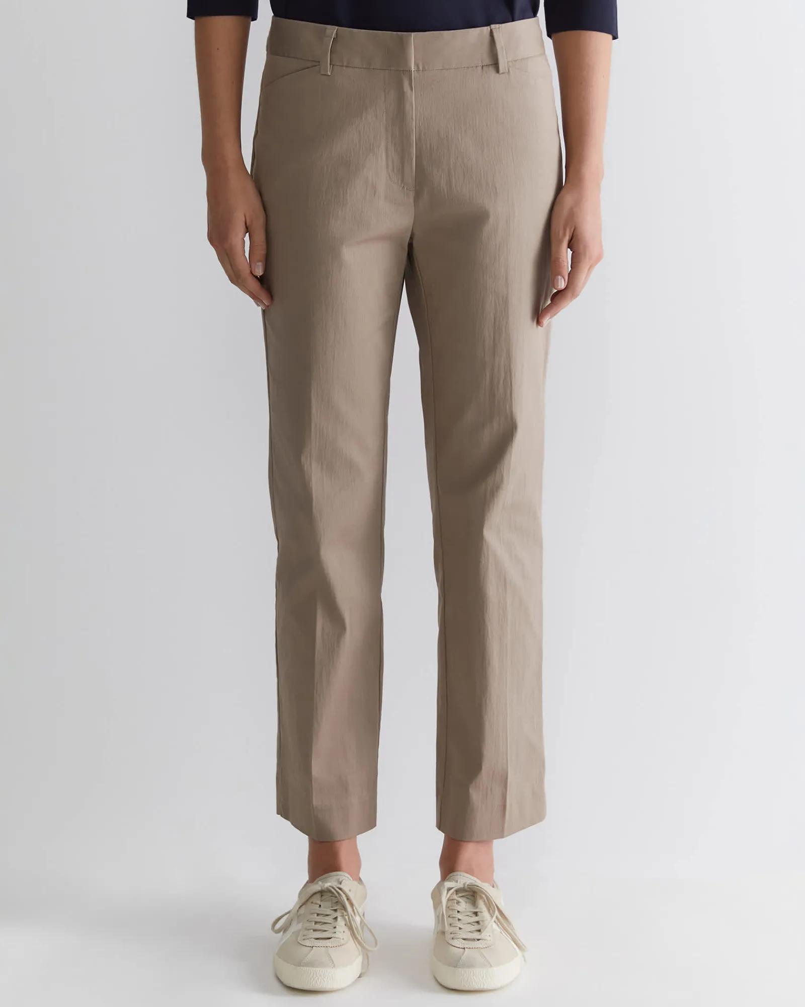 Clearance Sportscraft Evie Straight Capri Pant in Cappuccino