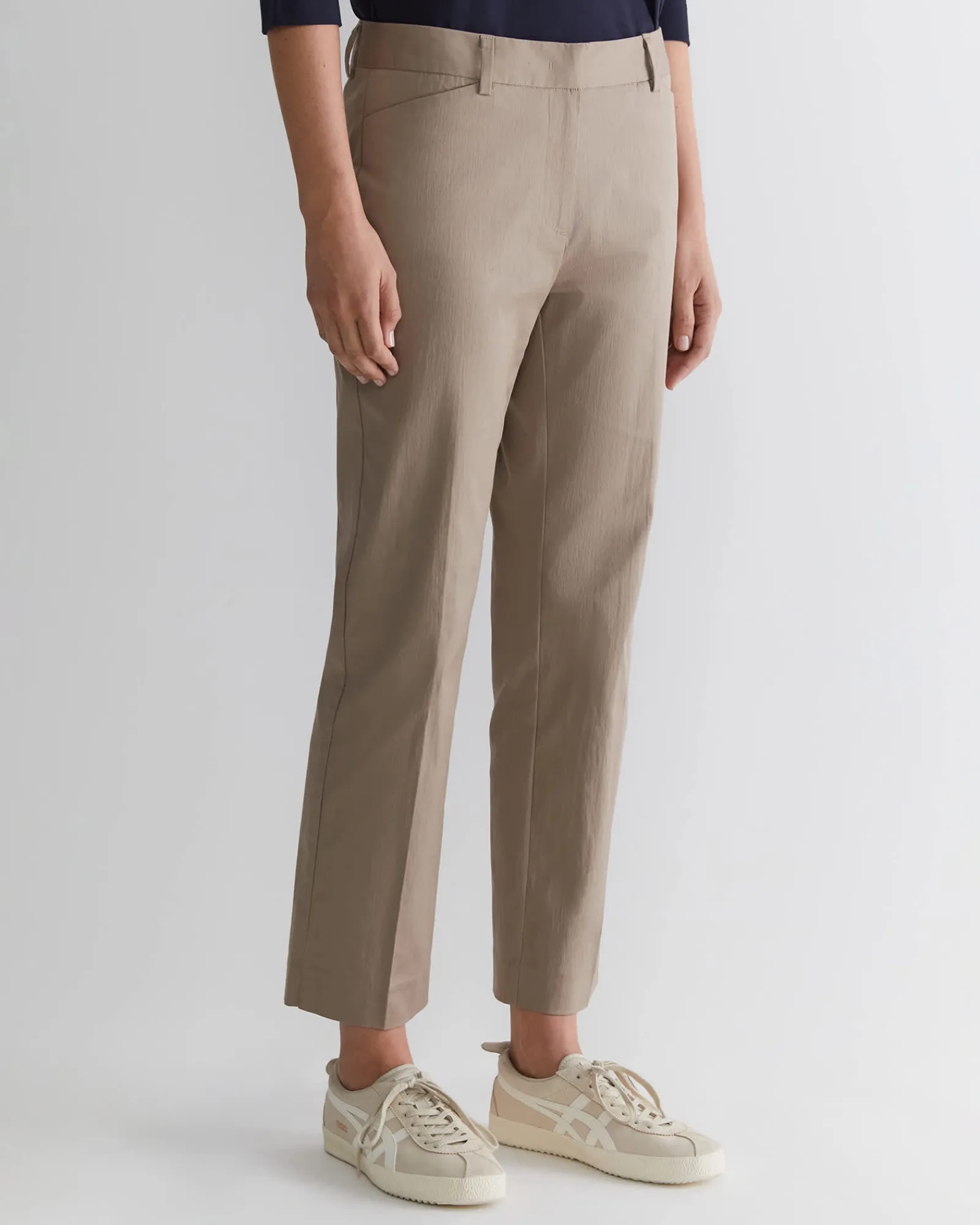 Clearance Sportscraft Evie Straight Capri Pant in Cappuccino