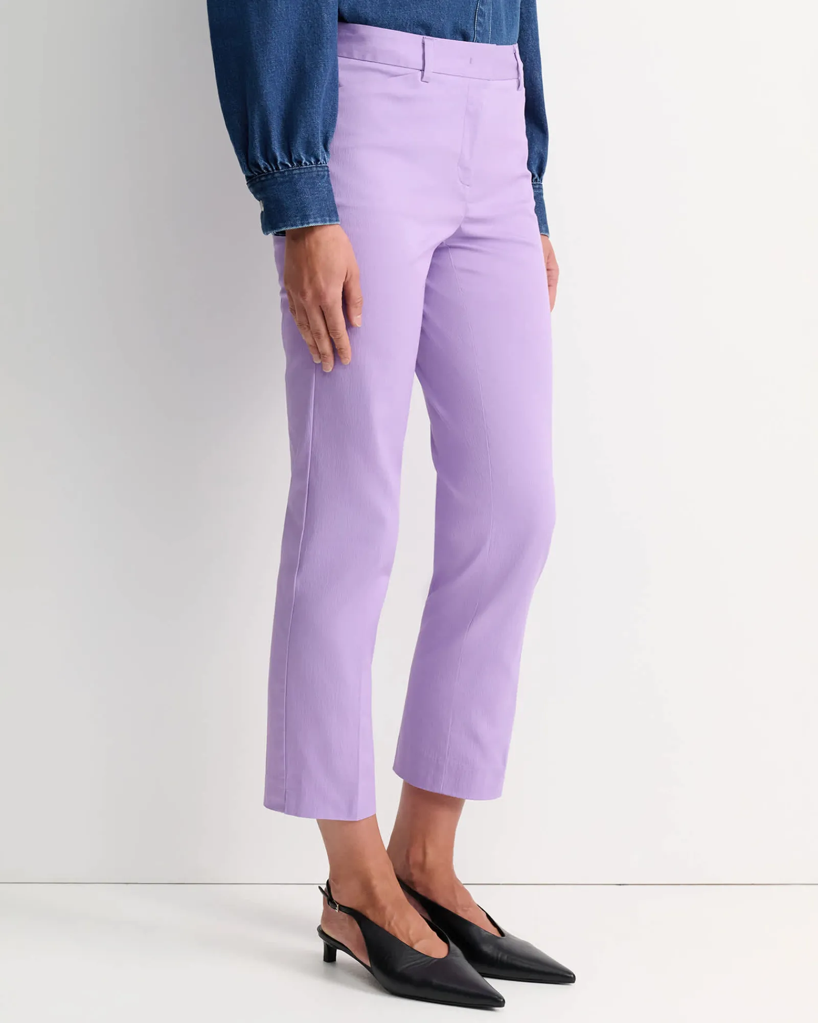 Outlet Sportscraft Evie Straight Capri Pant in Viola