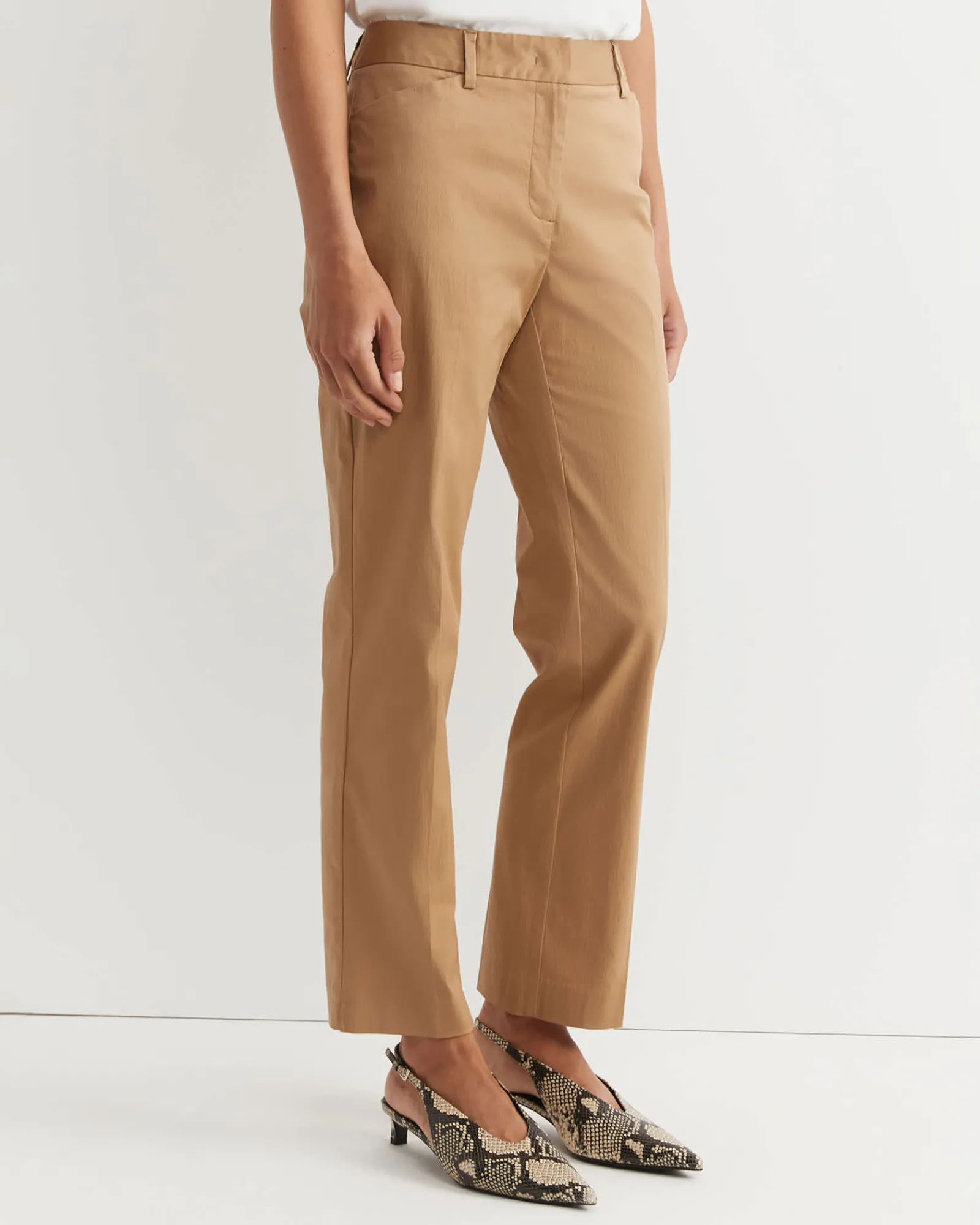Best Sportscraft Evie Straight Capri Pant in Tan