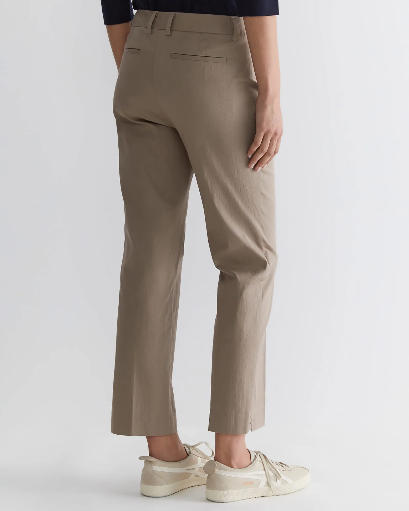 Clearance Sportscraft Evie Straight Capri Pant in Cappuccino