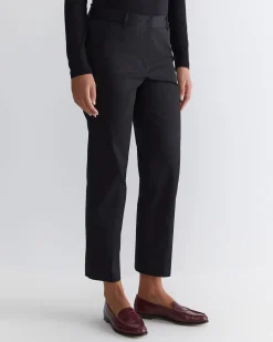 Clearance Sportscraft Evie Straight Capri Pant in Black