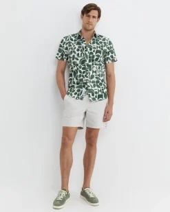 New Sportscraft Ezra Short Sleeve Shirt in Elm