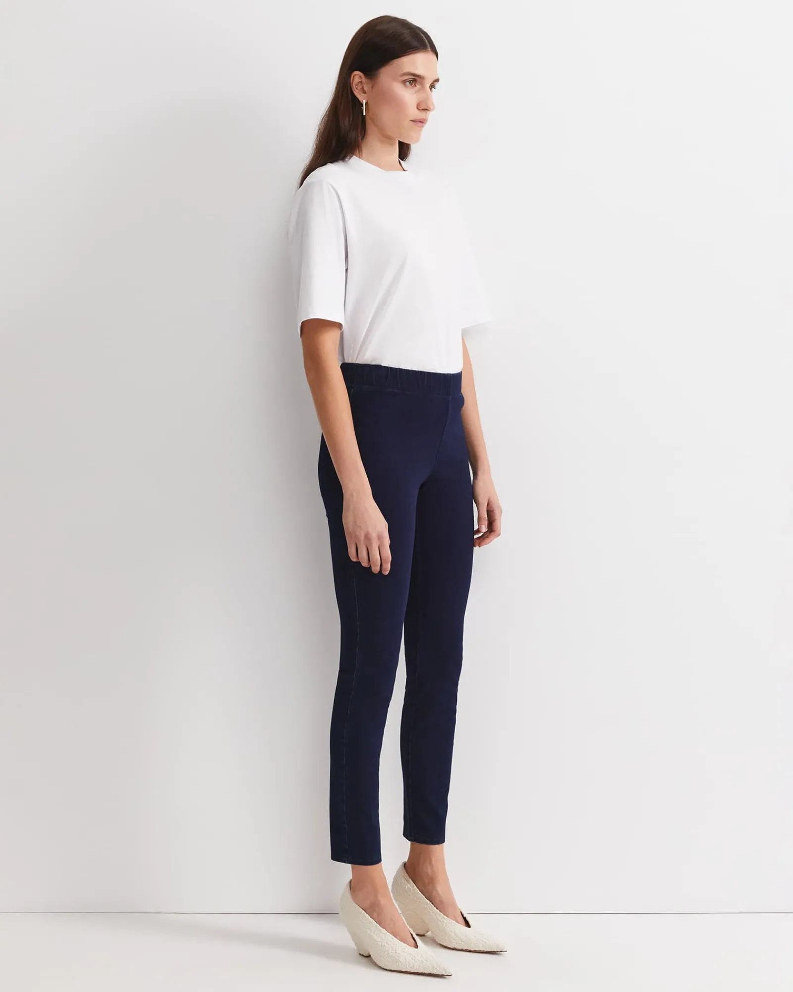 Outlet Sportscraft Felicity Denim Pull On Pant in Indigo