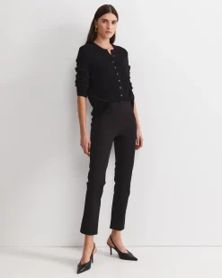 Sale Sportscraft Felicity Flat Front Slim Pant in Black