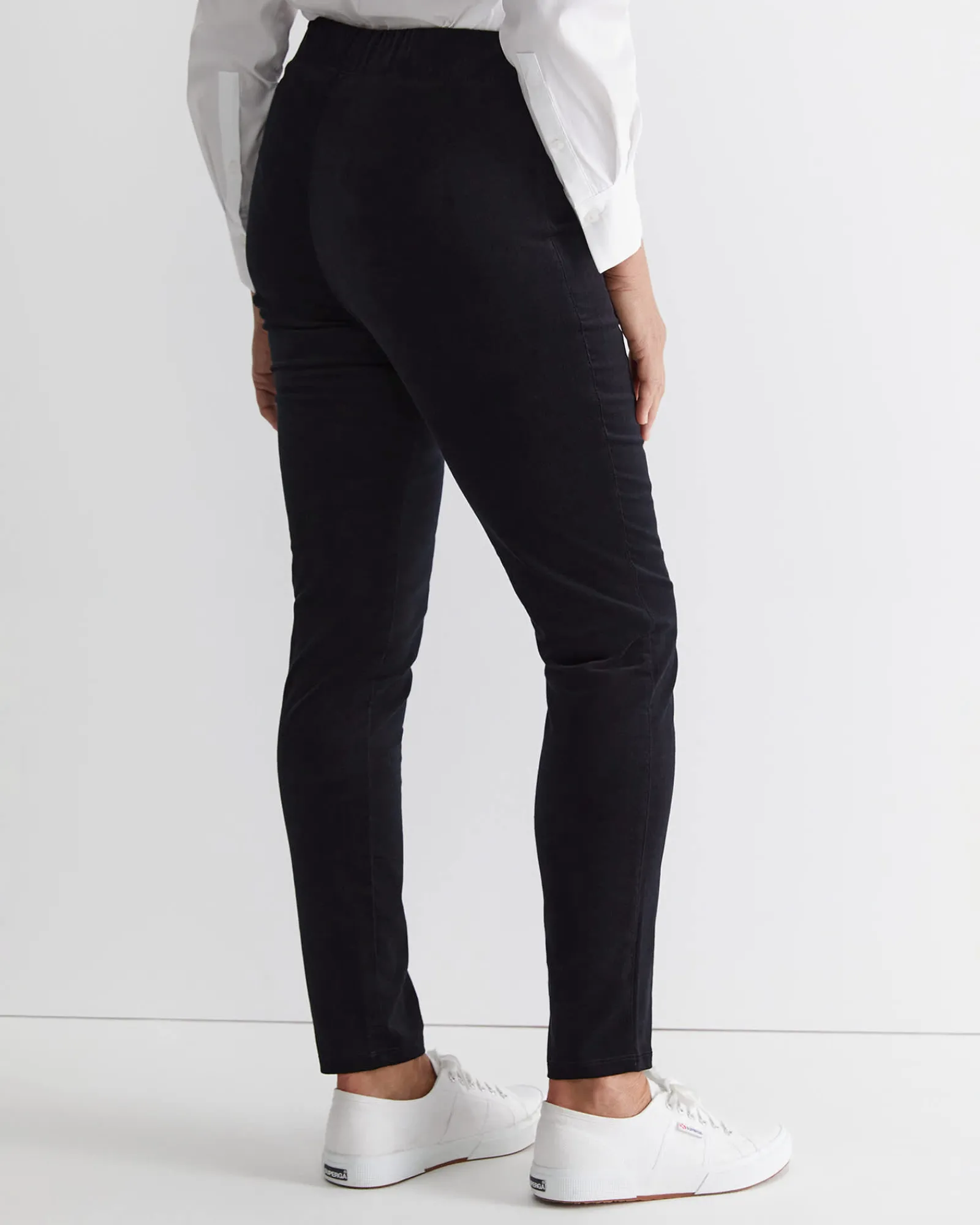 Clearance Sportscraft Felicity Velvet Pull On Pant in Black