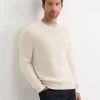 Hot Sportscraft Finn Rib Crew Neck Knit in Milk