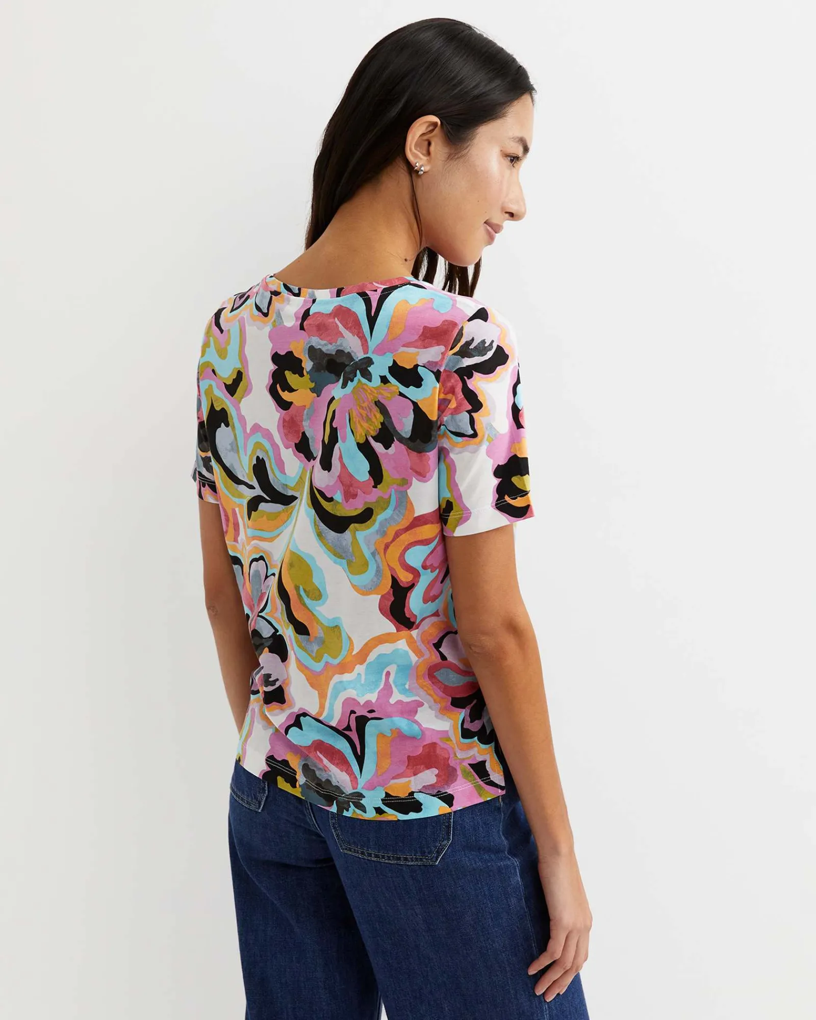 Discount Sportscraft Fiola Short Sleeve Mercerised Tee in Multi
