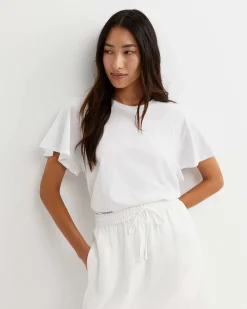 Hot Sportscraft Flutter Short Sleeve Tee in White