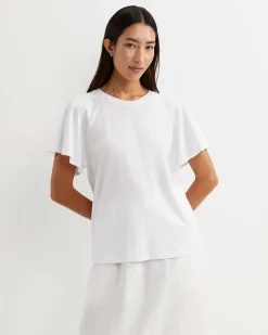 Hot Sportscraft Flutter Short Sleeve Tee in White