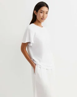 Hot Sportscraft Flutter Short Sleeve Tee in White