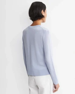 Fashion Sportscraft Francis Merino Cardigan in Ice Blue IceBlue