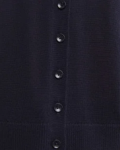 Outlet Sportscraft Francis Merino Cardigan in Navy
