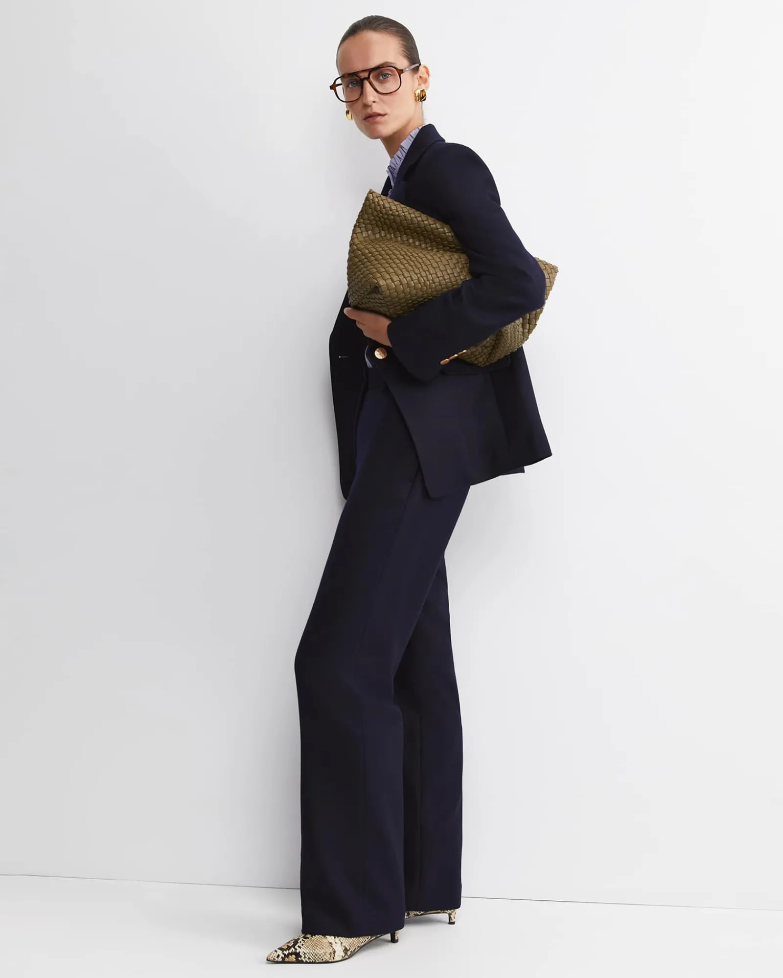 Clearance Sportscraft Frankie Single Breasted Blazer in Navy