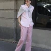 Hot Sportscraft Frankie Wide Leg Pleat Pant in Dusty Pink DustyPink