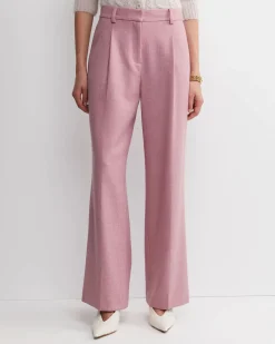 Hot Sportscraft Frankie Wide Leg Pleat Pant in Dusty Pink DustyPink
