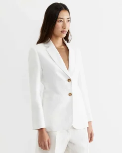 Hot Sportscraft Freya Linen Blazer in White