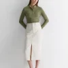 Sale Sportscraft Gabi Midi Skirt in Ecru