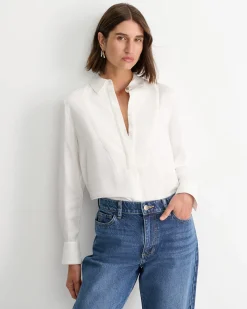 Clearance Sportscraft Garbo Tuxedo Shirt in White