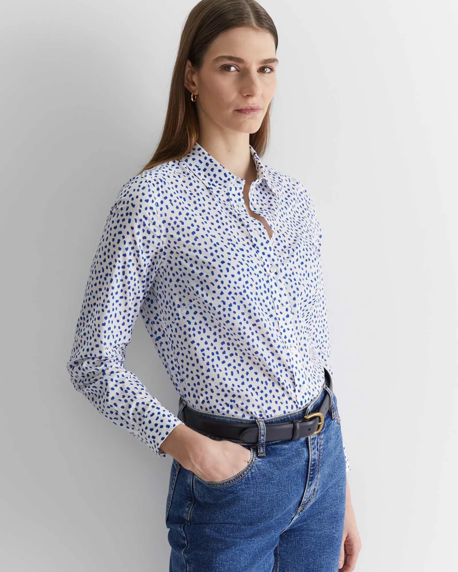 Fashion Sportscraft Geo Lily Voile Shirt in Multi