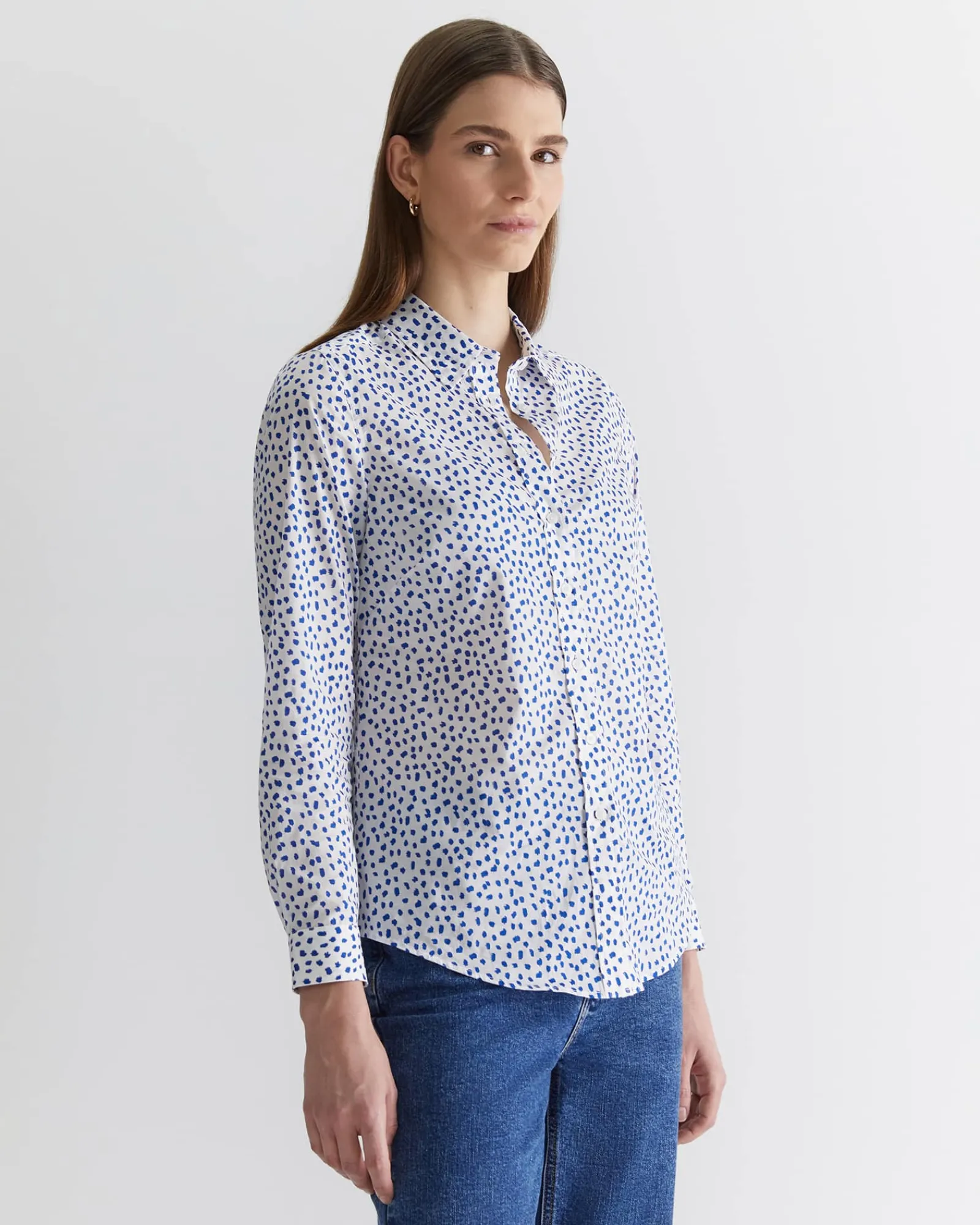 Fashion Sportscraft Geo Lily Voile Shirt in Multi