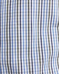 Outlet Sportscraft Gibson Long Sleeve Check Shirt in Cobalt