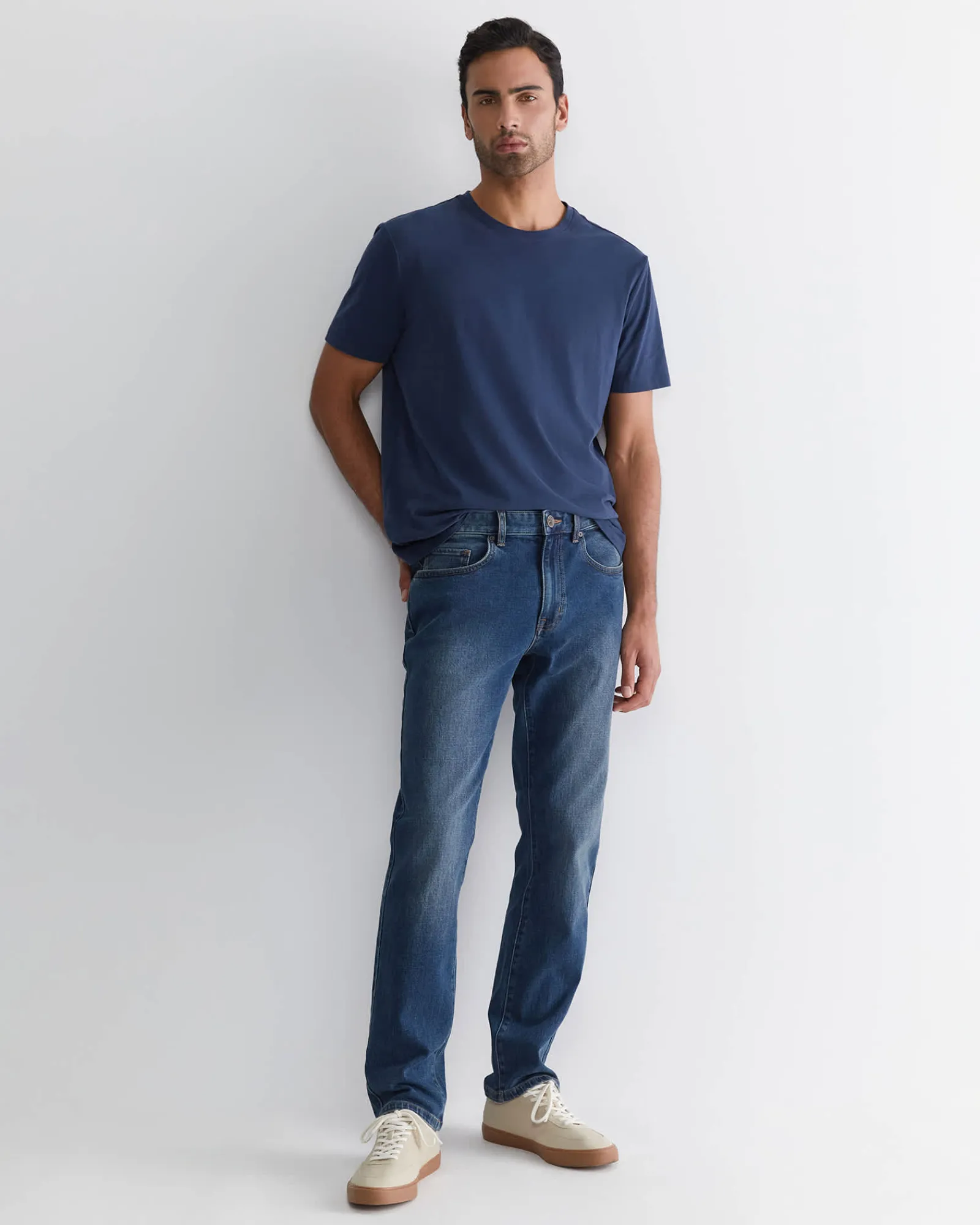 New Sportscraft Grayson Straight Jean in Vintage Wash VintageWash