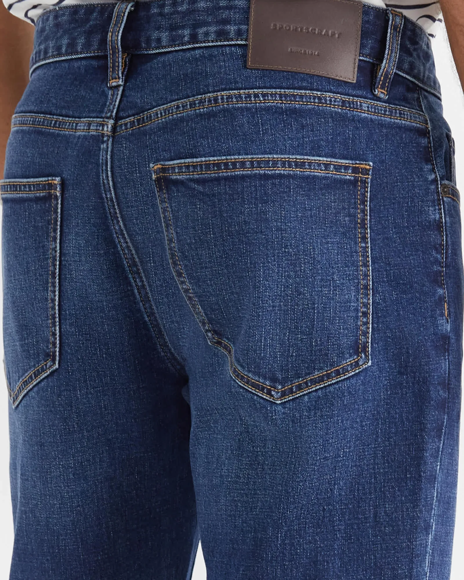 Discount Sportscraft Grayson Straight Jean in True Blue TrueBlue
