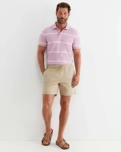 Discount Sportscraft Hall Polo in Dusty Pink DustyPink