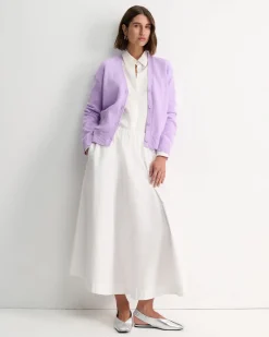 Best Sportscraft Hannah Cotton Silk Shirt in White