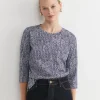 Online Sportscraft Harriet Mercerised Tee in Navy Multi NavyMulti