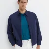 Discount Sportscraft Harrington Jacket in Navy