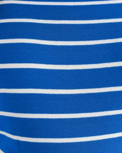 Clearance Sportscraft Heidi Boat Neck Half Sleeve Tee in Bluewhite Blue/white