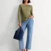 Discount Sportscraft Heidi Long Sleeve Rib Tee in Khaki