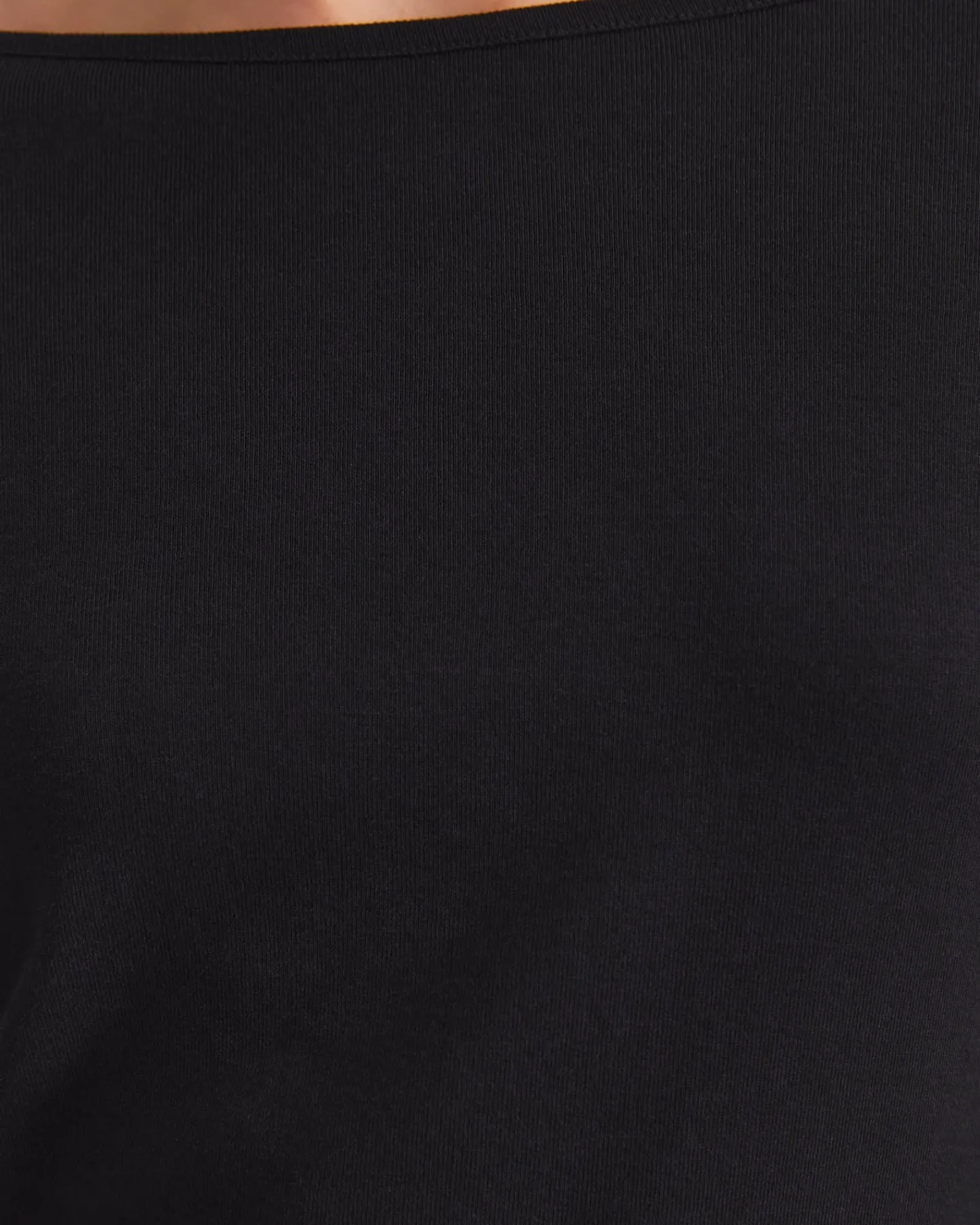 Discount Sportscraft Heidi Long Sleeve Rib Tee in Black