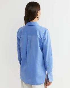 Best Sportscraft Hesper Pintuck Shirt in Belle Blue BelleBlue