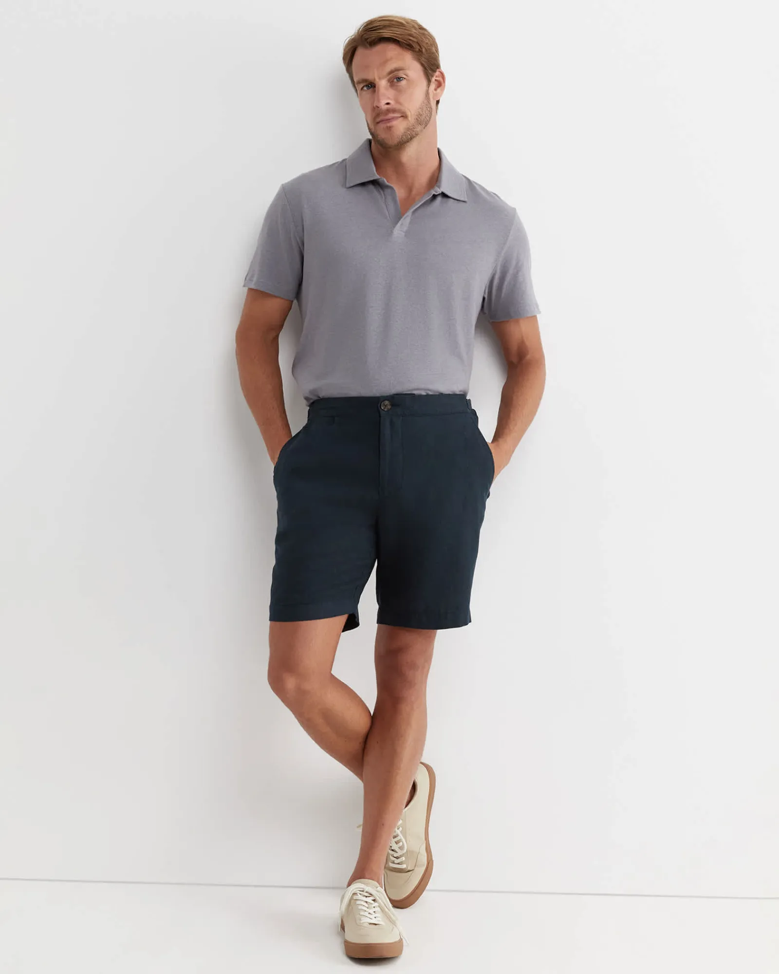 Online Sportscraft Holland Linen Short in Washed Black WashedBlack