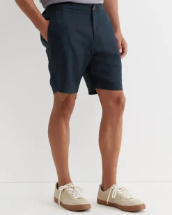 Online Sportscraft Holland Linen Short in Washed Black WashedBlack