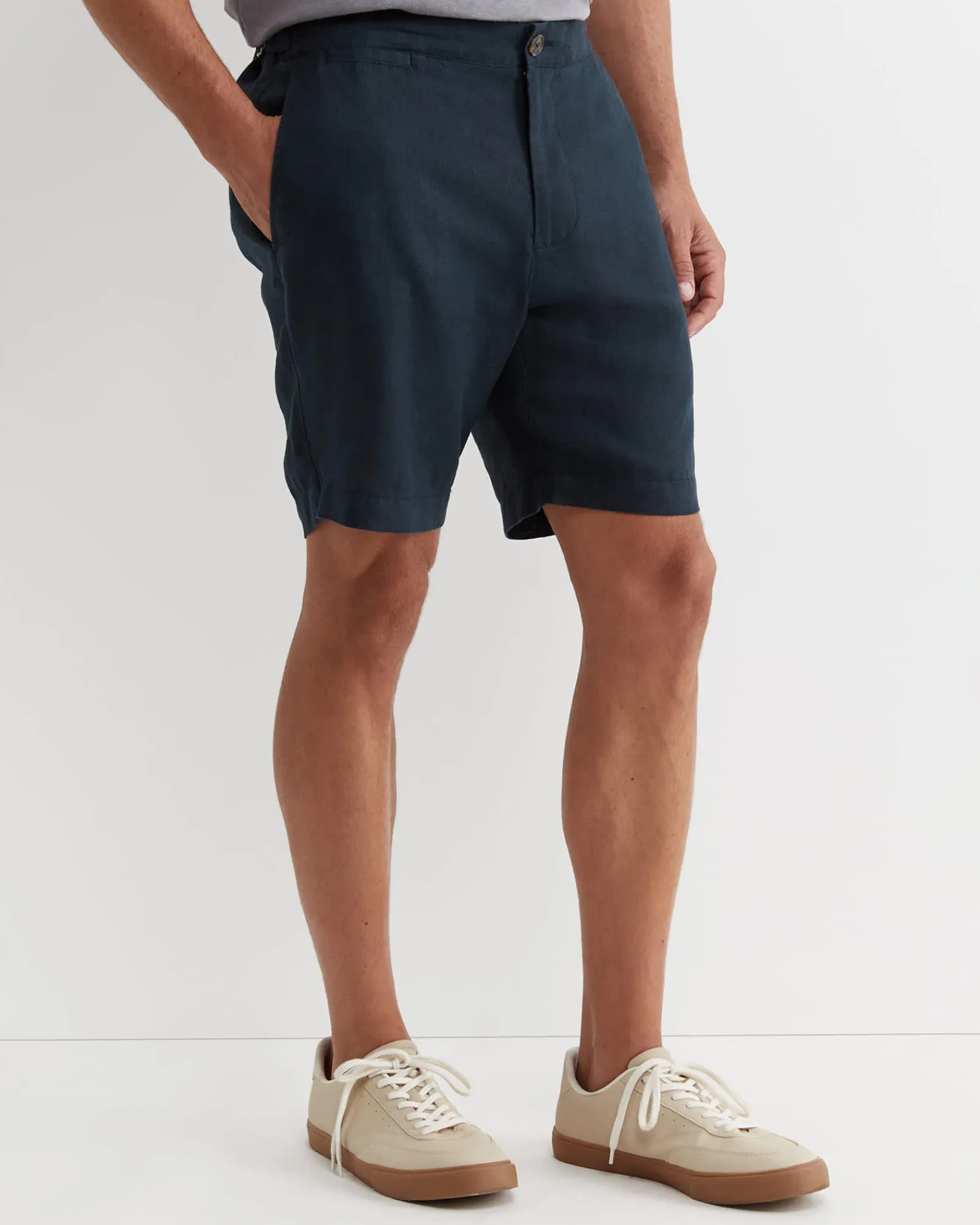 Online Sportscraft Holland Linen Short in Washed Black WashedBlack
