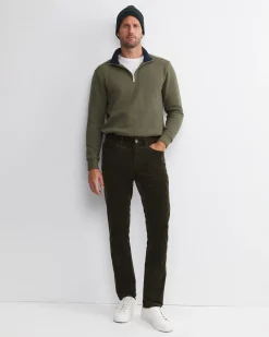 Fashion Sportscraft Hudson Straight Leg Cord in Khaki
