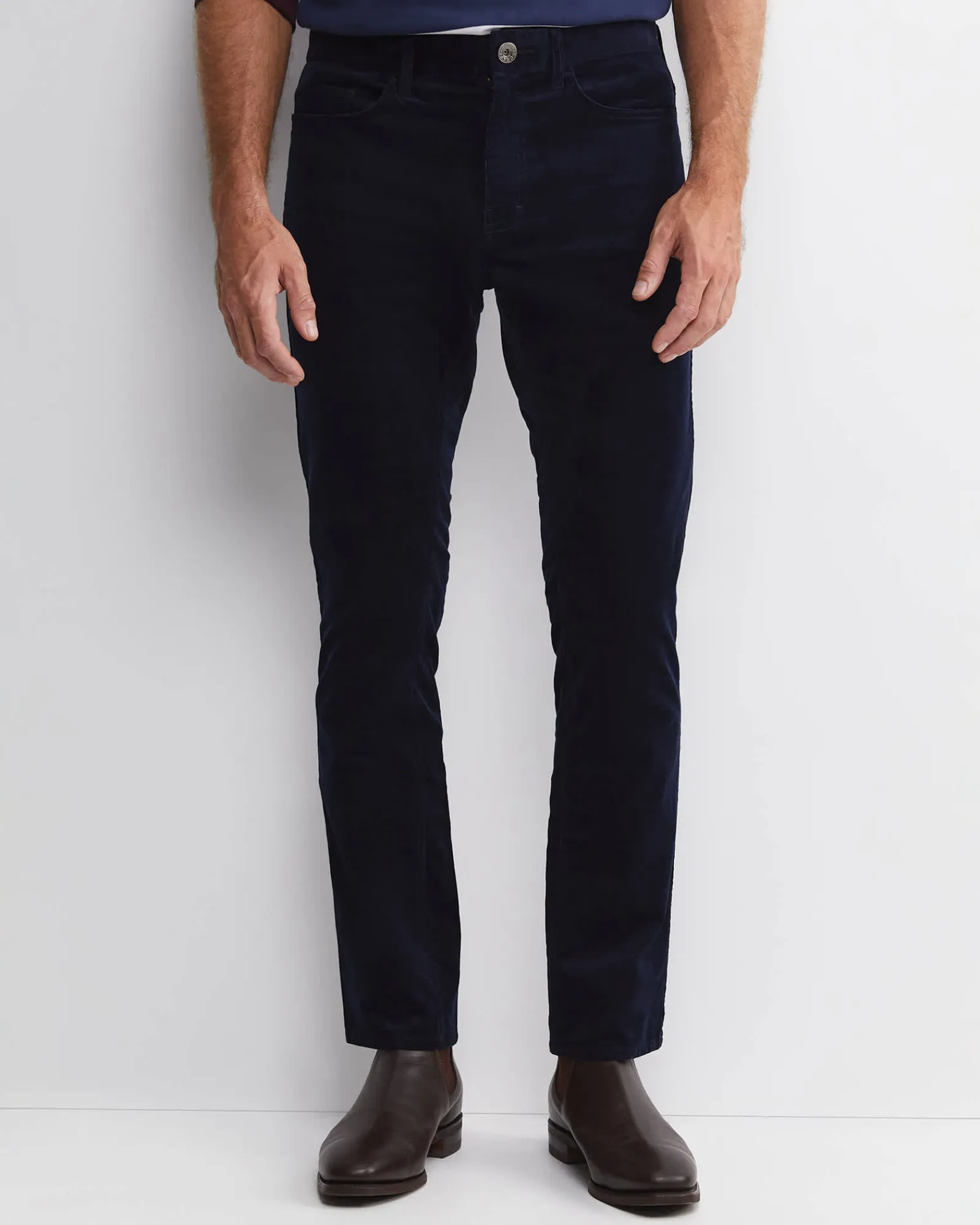 Fashion Sportscraft Hudson Straight Leg Cord in Navy