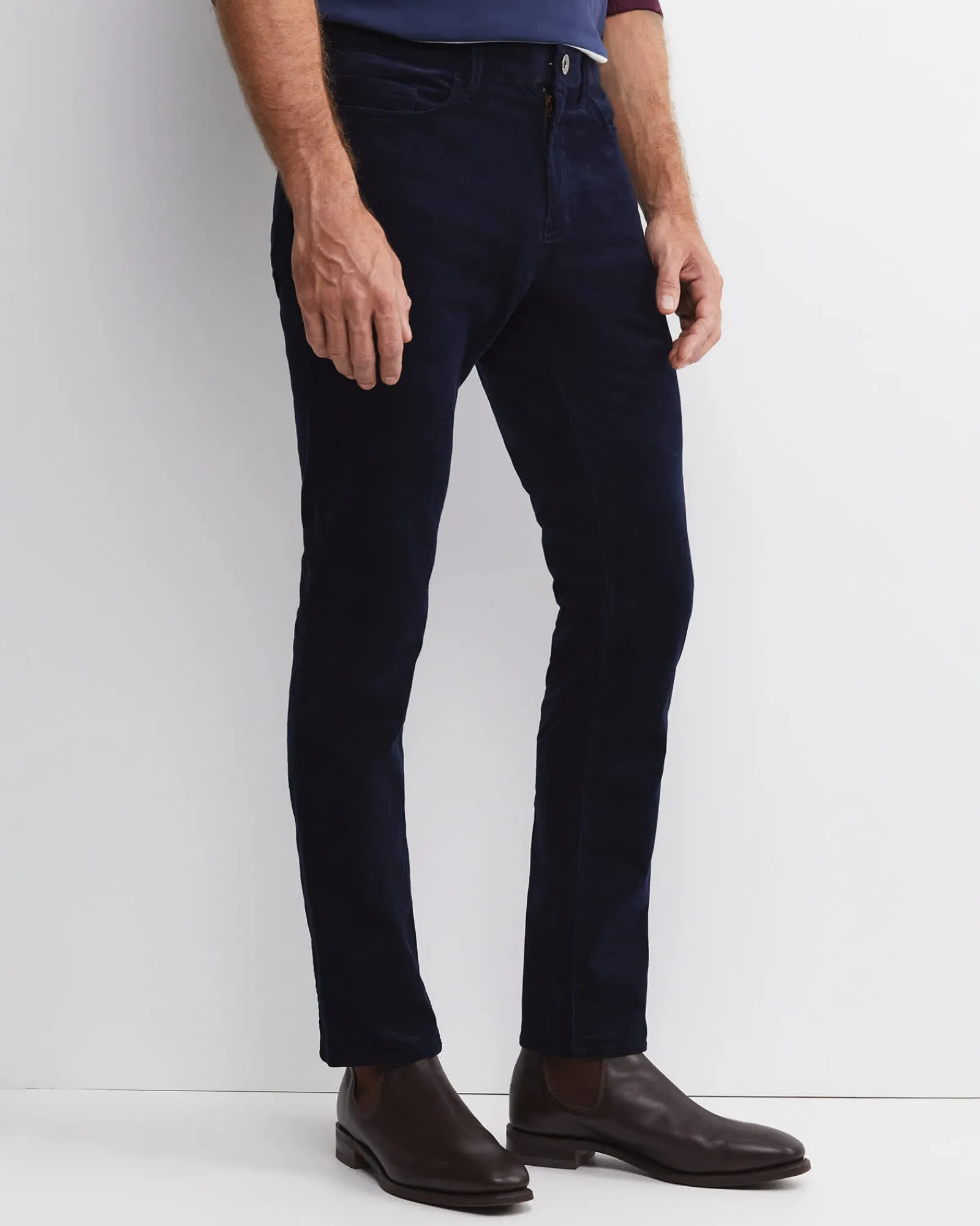Fashion Sportscraft Hudson Straight Leg Cord in Navy