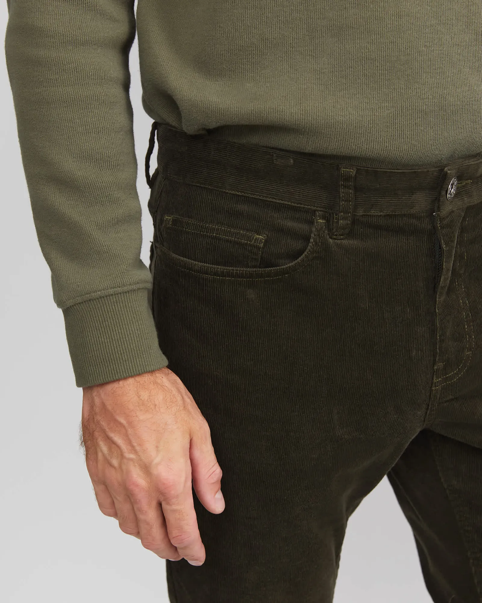 Fashion Sportscraft Hudson Straight Leg Cord in Khaki
